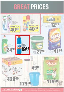 SUPERSPAR COUNTRY EASTERN CAPE : My Superspar (20 April - 2 May 2021) Valid In Cofimvaba, Daku, Engcobo, Kwantu, Ndu, New Brighton, Zonke, Georgious, page 6