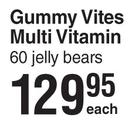 Gummy Vites Multi Vitamin 60 Jelly Bears-Each