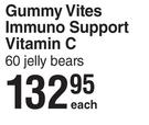 Gummy Vites Immuno Support Vitamin C 60 Jelly Bears-Each