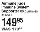 Airmune Kids Immune System Supporter 60 Gummies