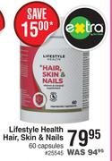 Lifestyle Health Hair, Skin & Nails 60 Capsules