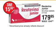 Reuterina Junior 30 Chew Tablets