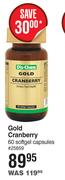 Dis-Chem Gold Cranberry 60 Softgel Capsules