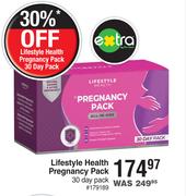 Lifestyle Health Pregnancy Pack 30 Day Pack