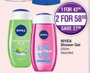 Nivea Shower Gel Assorted-250ml