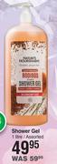 Nature's Nourishment Shower Gel Assorted-1L