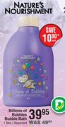 Nature's Nourishment Billions Of Bubbles Bubble Bath Assorted-1L