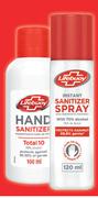 Lifebuoy Sanitizer Spray-120ml Each