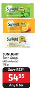 Sunlight Bath Soap (All Variants)-For 6 x 175g