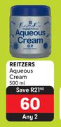 Reitzers Aqueous Cream-For 2 x 500ml