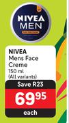 Nivea Mens Face Creme (All Variants)-150ml