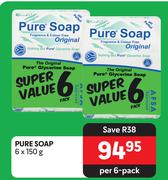 Pure Soap-6 x 150g