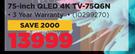 Hisense 75-Inch QLED 4k TV 75Q6N