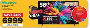 Hisense 58-Inch Smart UHD TV 58A6K