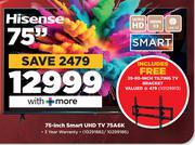 Hisense 75-Inch Smart UHD TV 75A6K