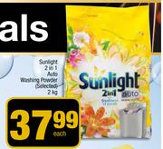 Sunlight 2 In 1 Auto Washing Powder (Selected)-2Kg Each