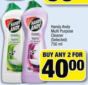 Handy Andy Multi Purpose Cleaner (Selected)-2 x 750ml