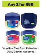 Vaseline Blue Seal Petroleum Jelly Assorted-For Any 2 x 250ml