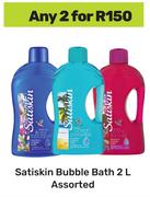 Satiskin Bubble Bath Assorted-For Any 2 x 2L