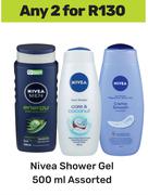 Nivea Shower Gel Assorted-For Any 2 x 500ml
