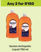 Savlon Antiseptic Liquid-For Any 2 x 750ml
