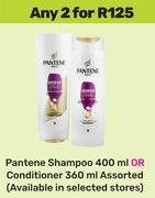 Pantene Shampoo 400ml Or Conditioner 360ml Assorted-For Any 2