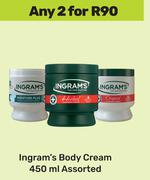 Ingram's Body Cream Assorted-For Any 2 x 450ml