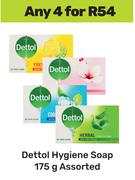 Dettol Hygiene Soap Assorted-For Any 4 x 175g
