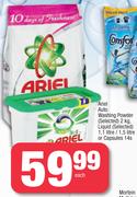 Ariel Auto Washing Powder (Selected) 2Kg,Liquid (Selected) 1.1Ltr/1.5Ltr Or Capsules 14s-Each