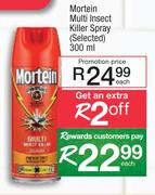Mortein Multi Insect Killer Spray (Selected)-300ml Each