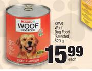 Spar Woof Dog Food (Selected)-820g Each