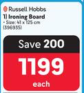 Russell Hobbs Ironing Board-Each
