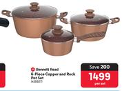 Bennett Read 6 Piece Copper & Rock Pot Set-Per Set