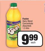 Fusion Dairy Blend Concentrate (Assorted)-1.5Ltr Each