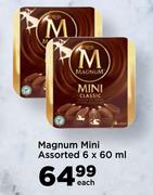 Magnum Mini Assorted-6 x 60ml Each