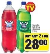 Sparletta Soft Drink(Selected)-For Any 2 x 2Liter