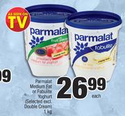 Parmalat Medium Fat Or Fabulite Yoghurt(Selected Excl. Double Cream)-1Kg Each