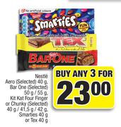 Nestle Aero (Selected) 40g Combo-For Any 3
