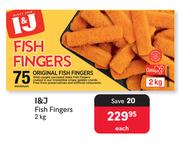 I&J Fish Fingers-2Kg Each