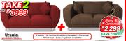 Ursula 2 Division Couch-For 2