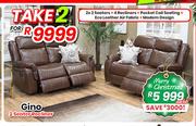 Gino 2 Seater Recliner-For 2