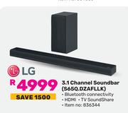 LG 3.1 Channel Soundbar S65Q.DZAFLLK