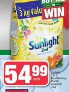 Sunlight 2 In 1 Hand Washing Powder (Selected)-3Kg
