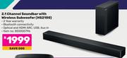 Hisense 2.1 Channel Soundbar With Wireless Subwoofer HS2100