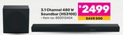 Hisense 3.1 Channel 480W Soundbar HS3100
