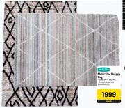 Multi Flor Shaggy Rug-Each