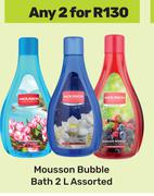 Mousson Bubble Bath Assorted-For 2 x 2L
