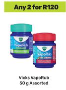 Vicks Vapo Rub Assorted-For 2 x 50g