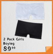 2 Pack Girls Boyleg