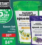 Nature's Nourishment Epsom Salt Assorted-1.36Kg